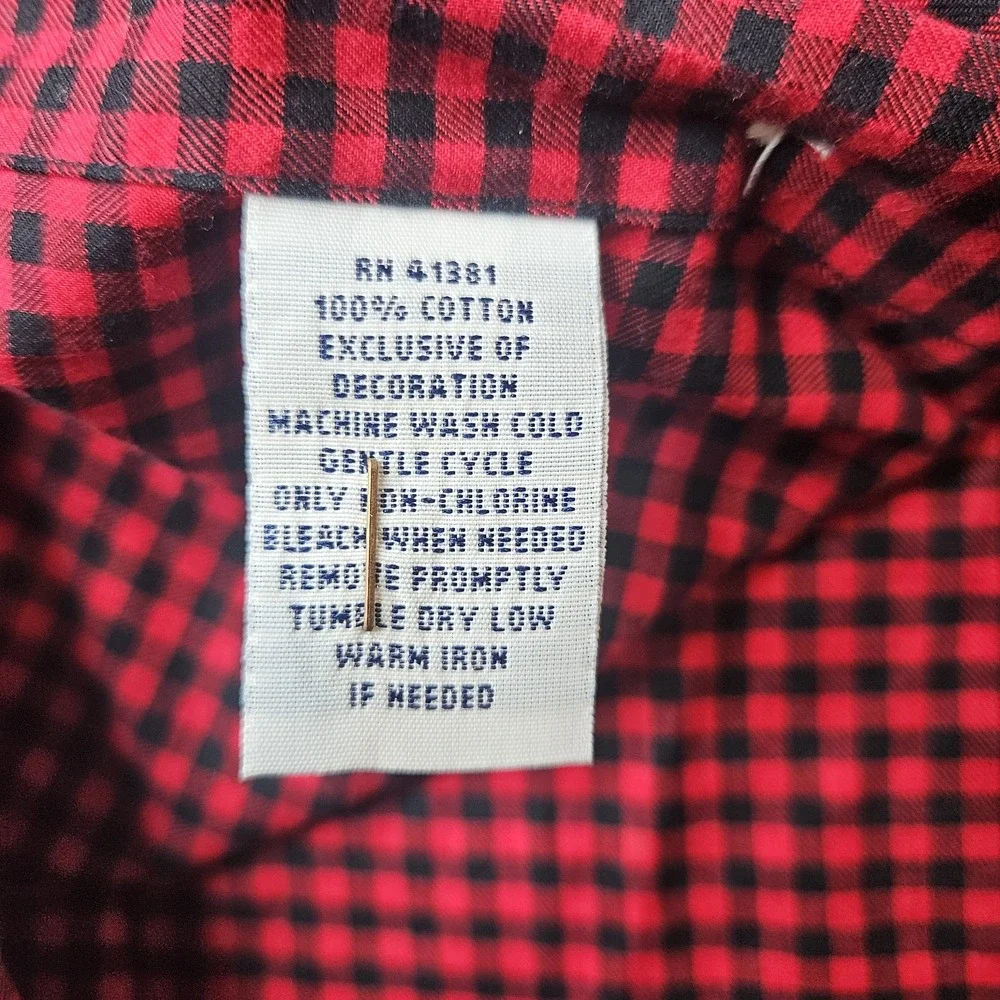 Polo Ralph Lauren‎ Men's Longsleeve Button Up Shirt Size Small Red Black Check